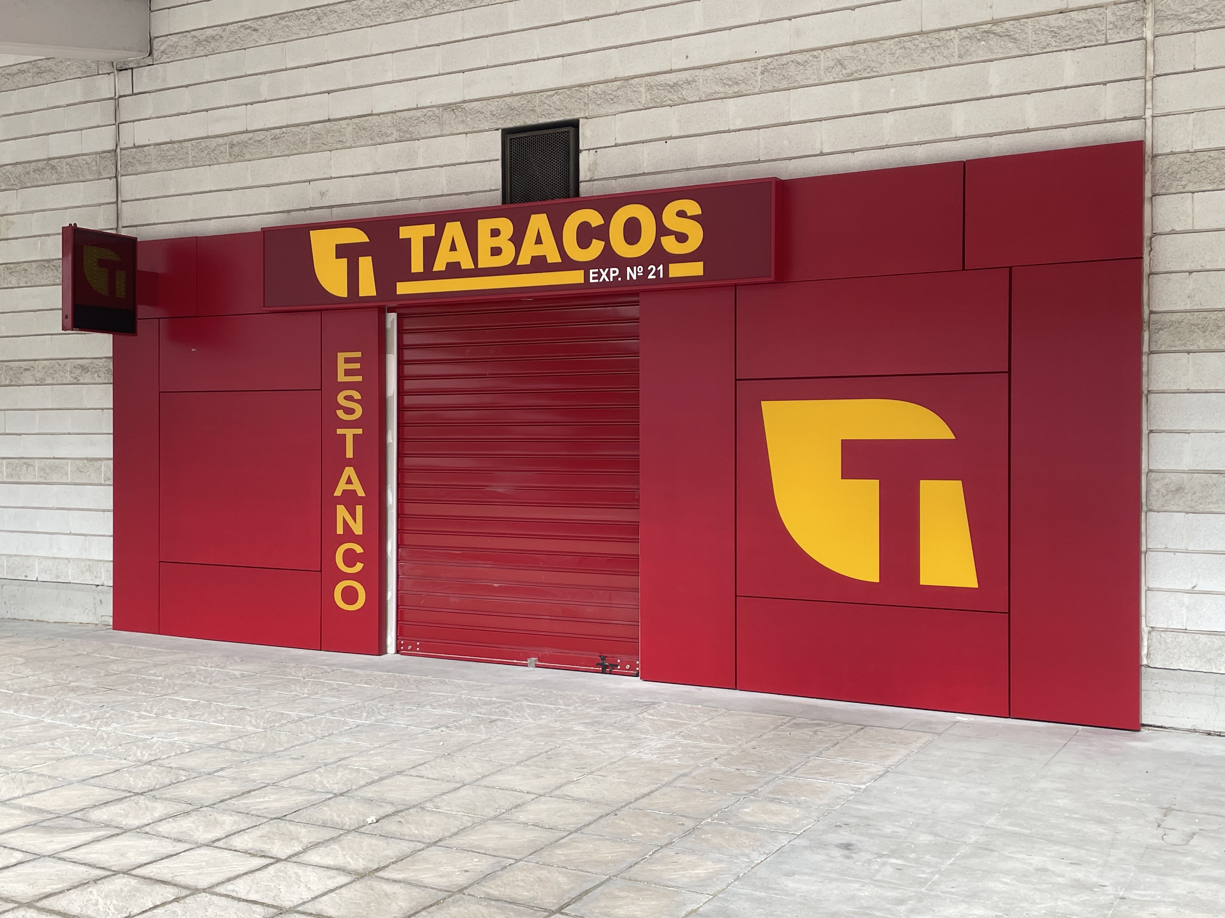 Fachada de un estanco